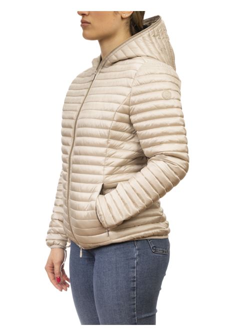 piumino logo beige SAVE THE DUCK | D33620WALEXA-40003